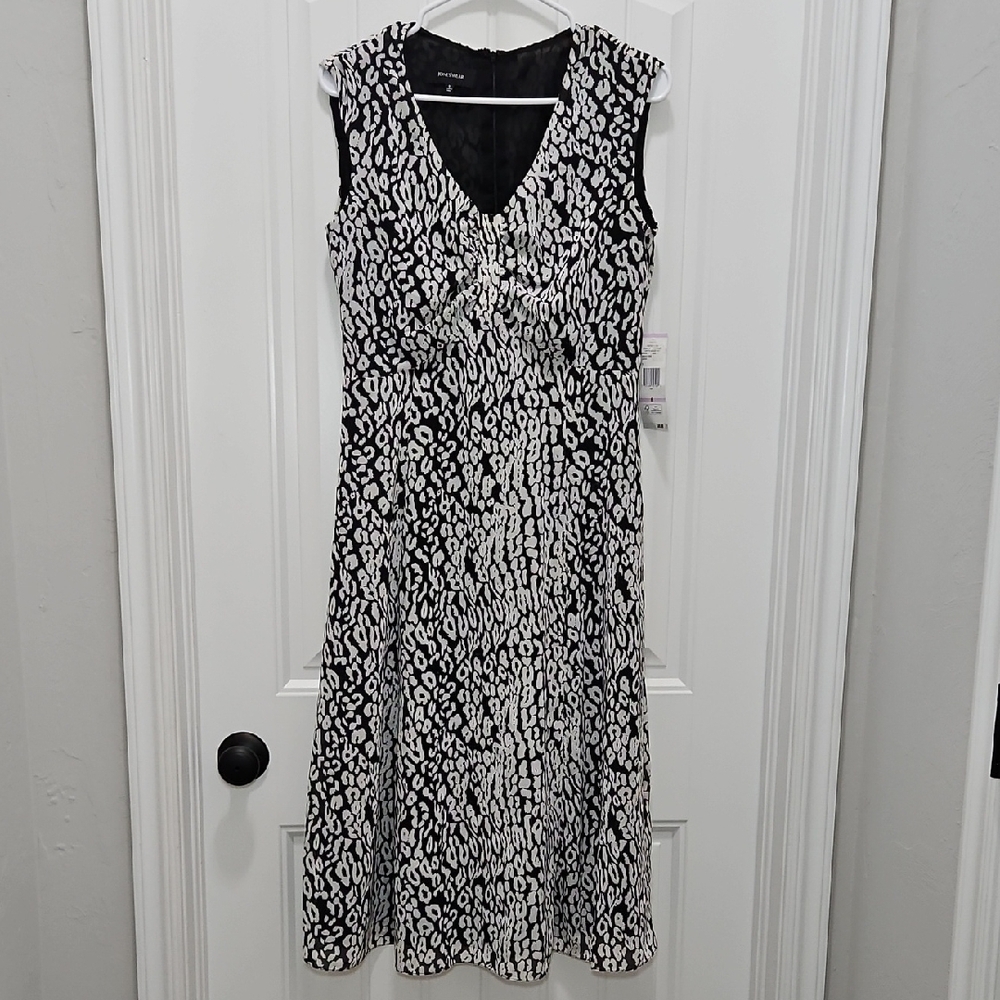 Jones Wear Printed Day To Dinner Sleeveless Midi Dress